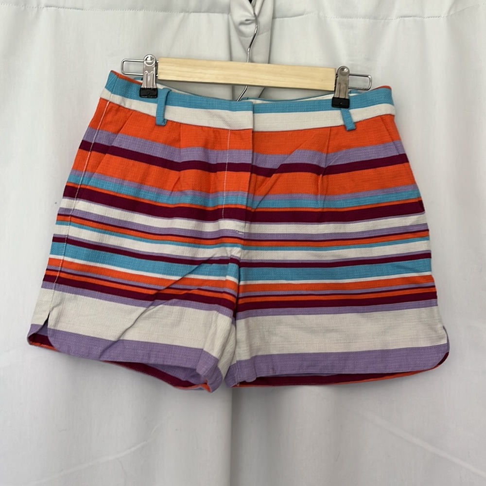 J. Crew Multi Colored Stripped Shorts - image 1